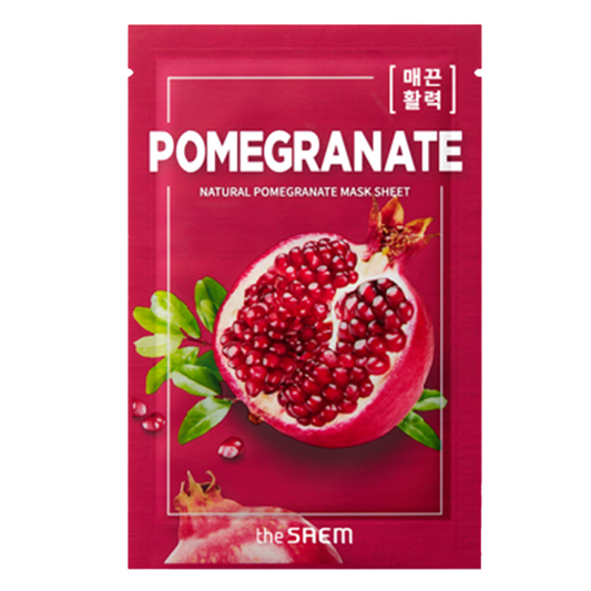 THE SAEM Pomegranate Natural Mask Sheet 21g για Ενυδάτωση