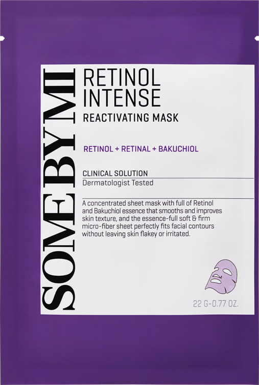 SOMEBYMI Retinol Intense Sheetmask Μάσκα Προσώπου για Αντιγήρανση / Ενυδάτωση 22gr