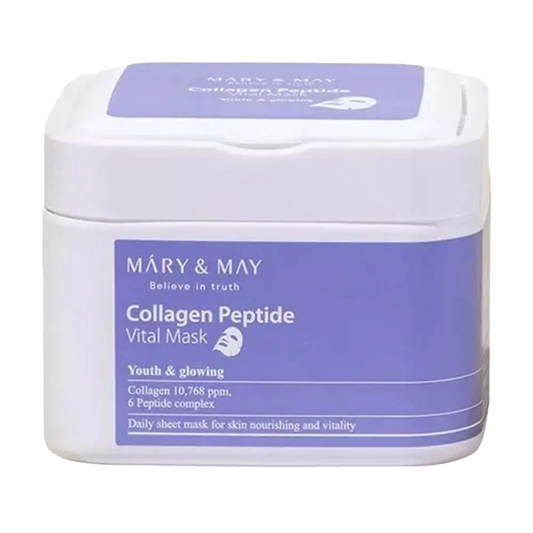 Mary&May Collagen Peptide Vital Μάσκα Προσώπου 30τμχ